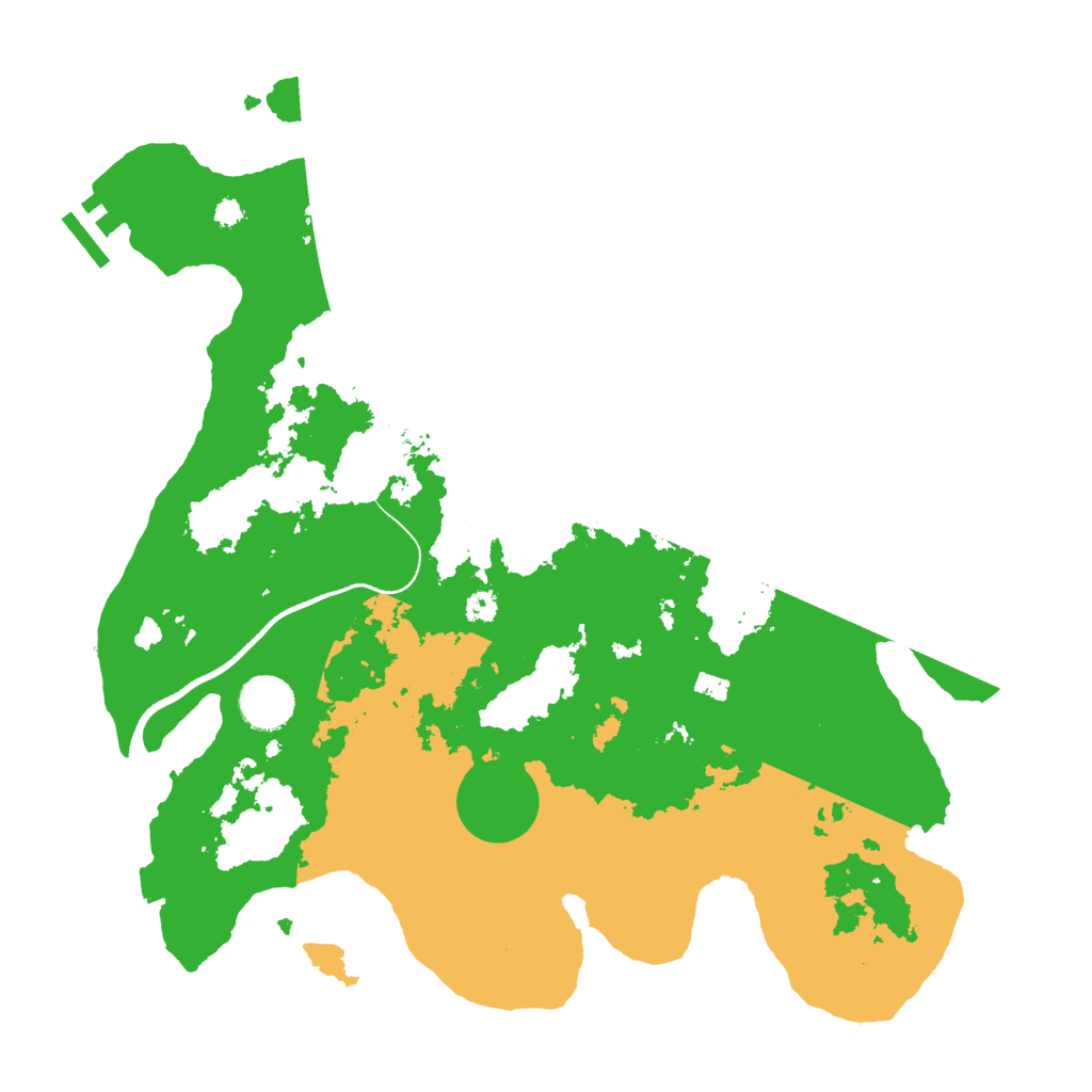 Biome Rust Map: Procedural Map, Size: 3500, Seed: 1729530468