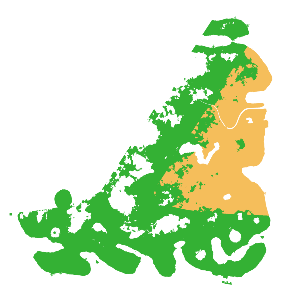 Biome Rust Map: Procedural Map, Size: 4500, Seed: 33762211