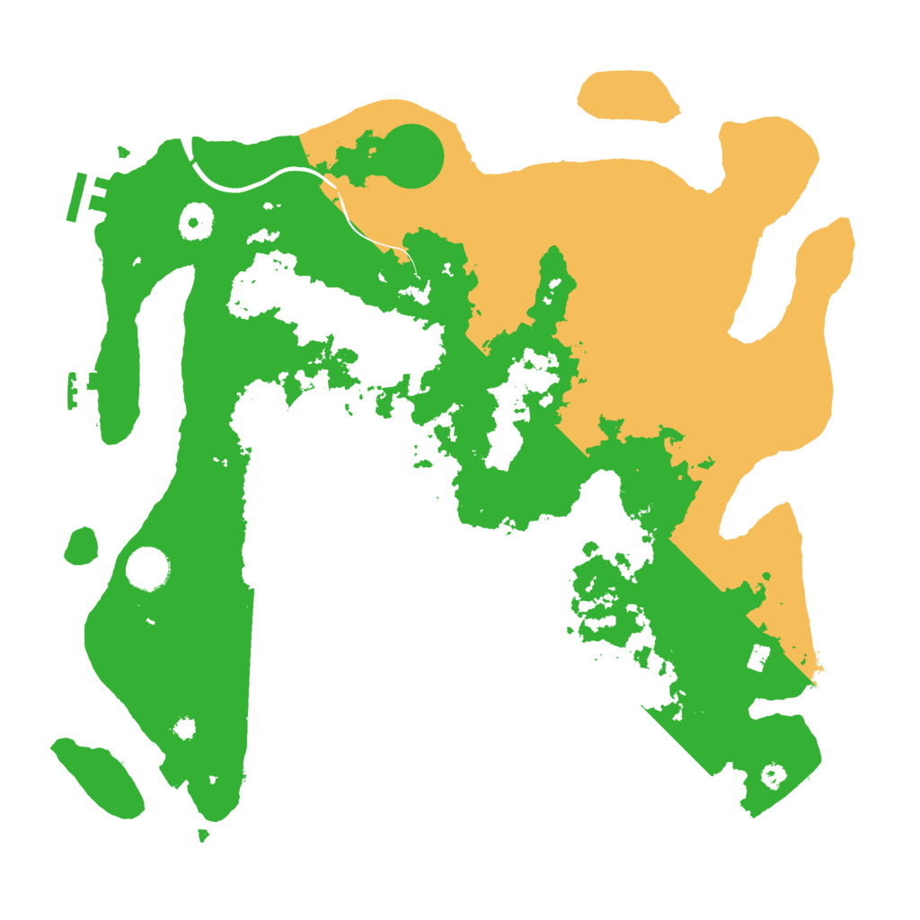 Biome Rust Map: Procedural Map, Size: 3750, Seed: 301804329