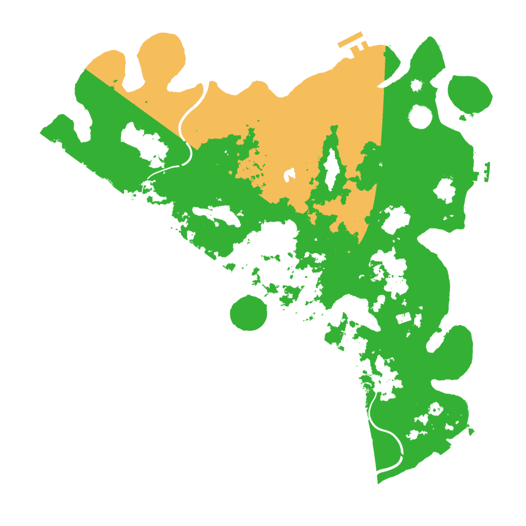 Biome Rust Map: Procedural Map, Size: 4000, Seed: 101120524