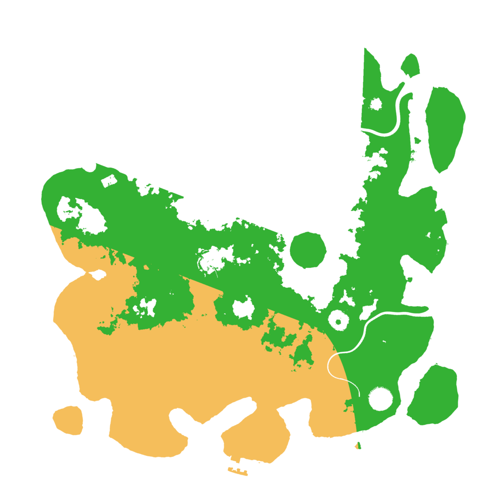 Biome Rust Map: Procedural Map, Size: 3700, Seed: 149242034