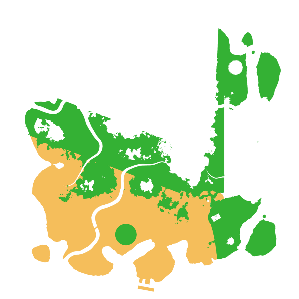Biome Rust Map: Procedural Map, Size: 3700, Seed: 149242034