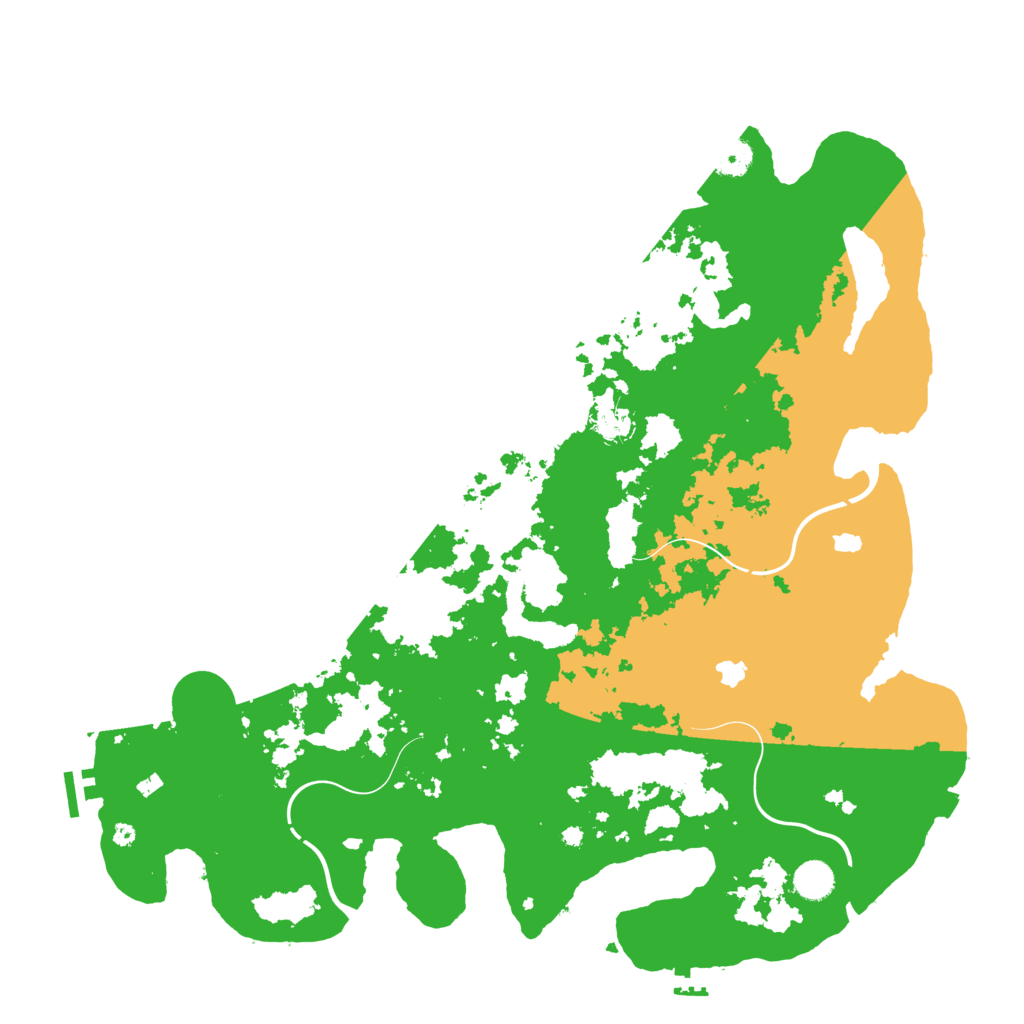 Biome Rust Map: Procedural Map, Size: 4500, Seed: 1199342112