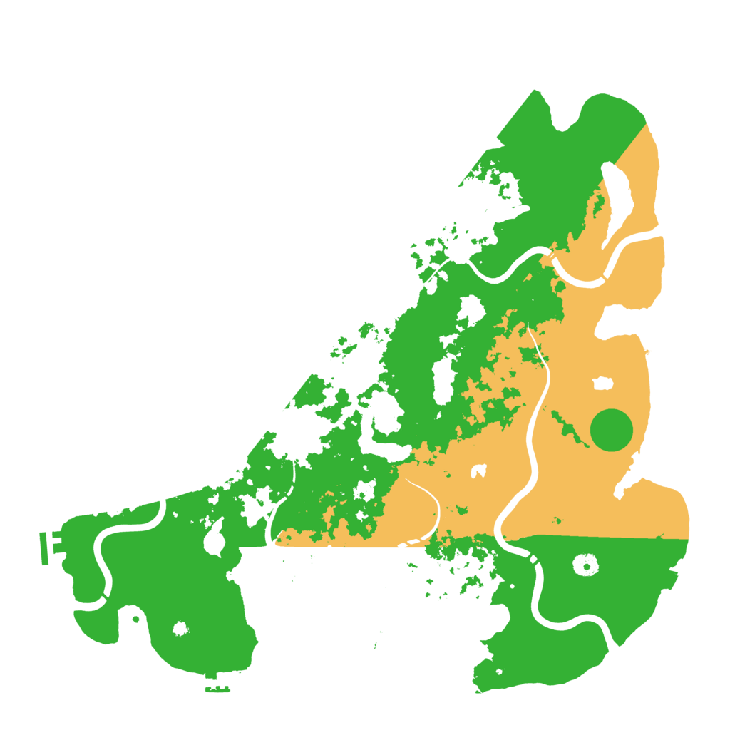 Biome Rust Map: Procedural Map, Size: 4500, Seed: 1199342112