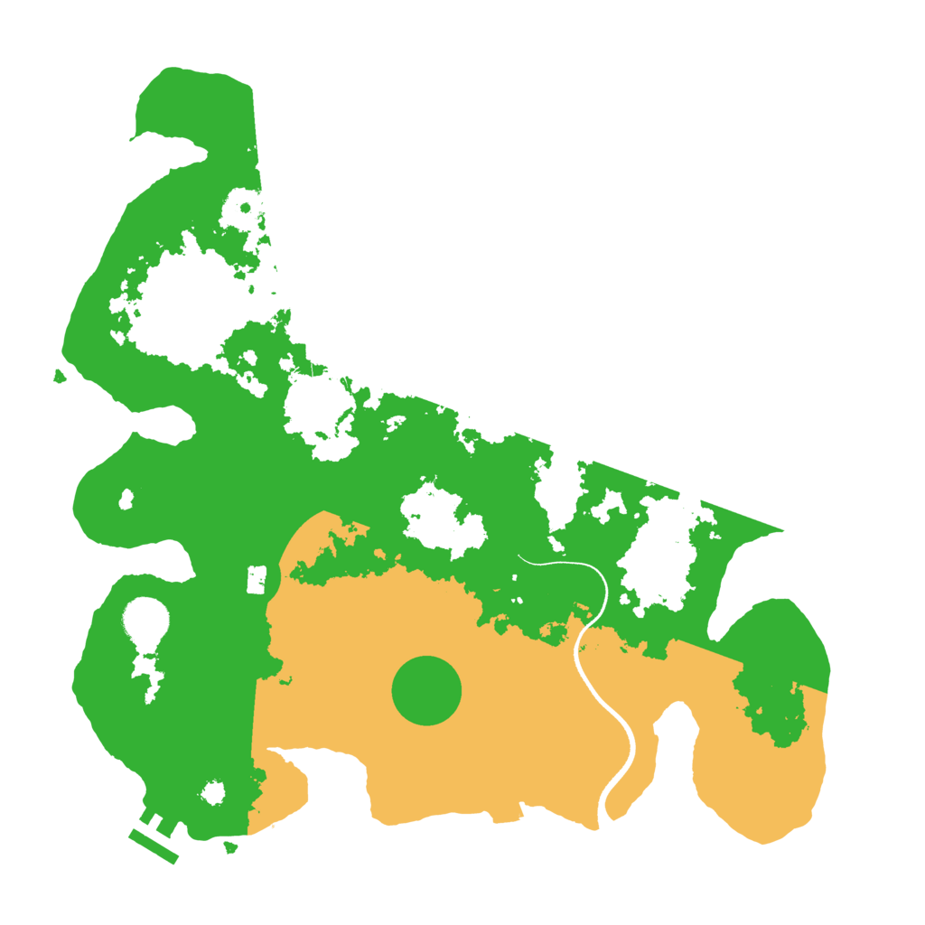 Biome Rust Map: Procedural Map, Size: 3500, Seed: 943998245