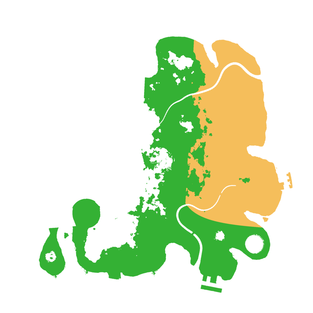 Biome Rust Map: Procedural Map, Size: 3000, Seed: 371080854