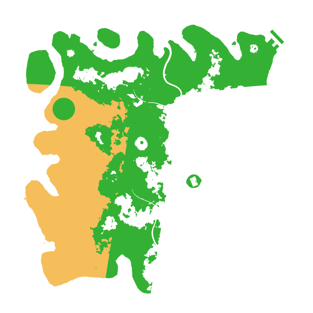 Biome Rust Map: Procedural Map, Size: 3700, Seed: 1887638866