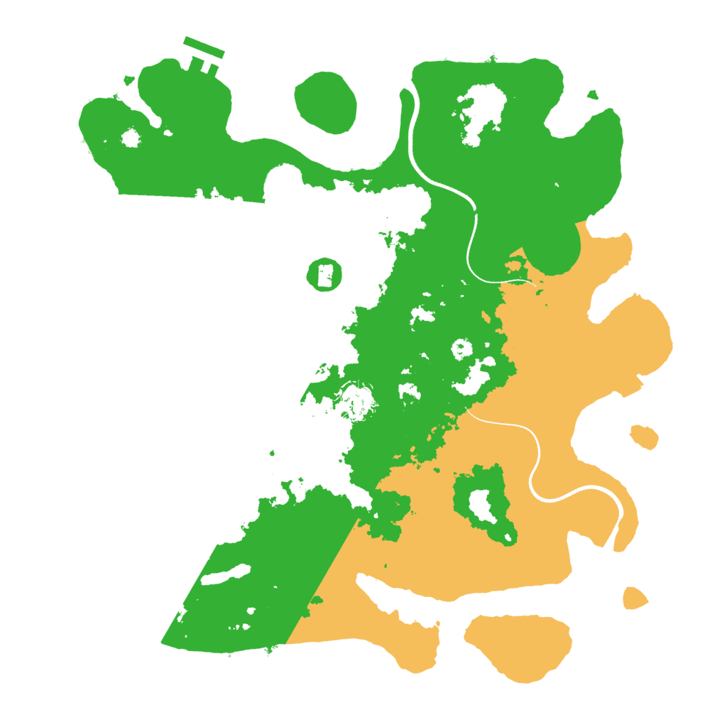 Biome Rust Map: Procedural Map, Size: 3500, Seed: 1492718538