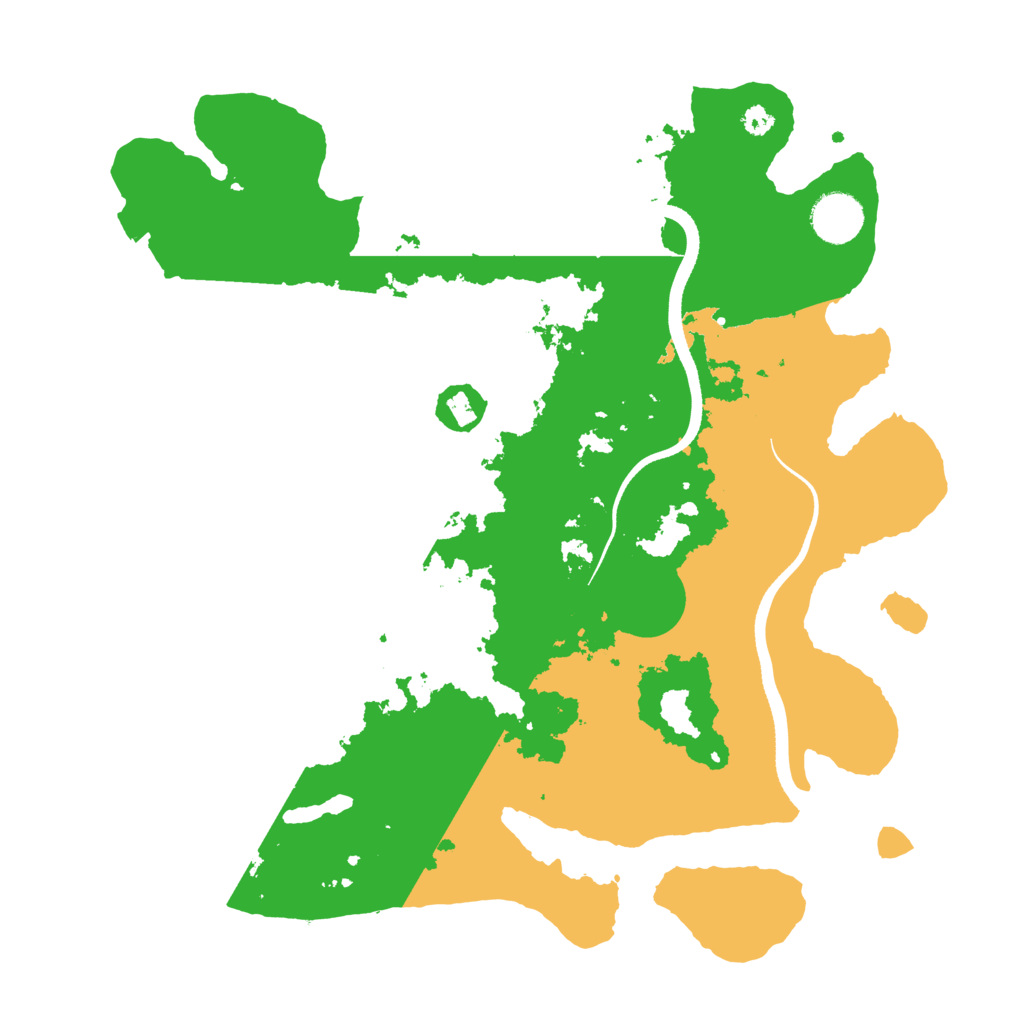 Biome Rust Map: Procedural Map, Size: 3500, Seed: 1492718538