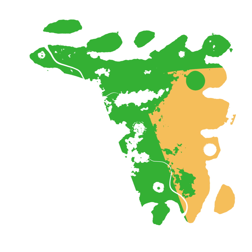 Biome Rust Map: Procedural Map, Size: 3500, Seed: 1004031737