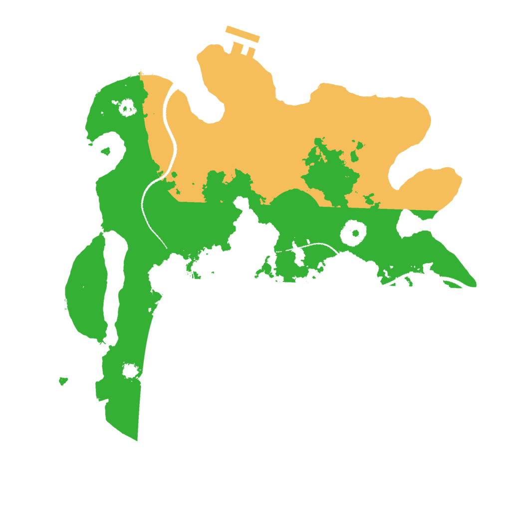 Biome Rust Map: Procedural Map, Size: 3000, Seed: 1313528238