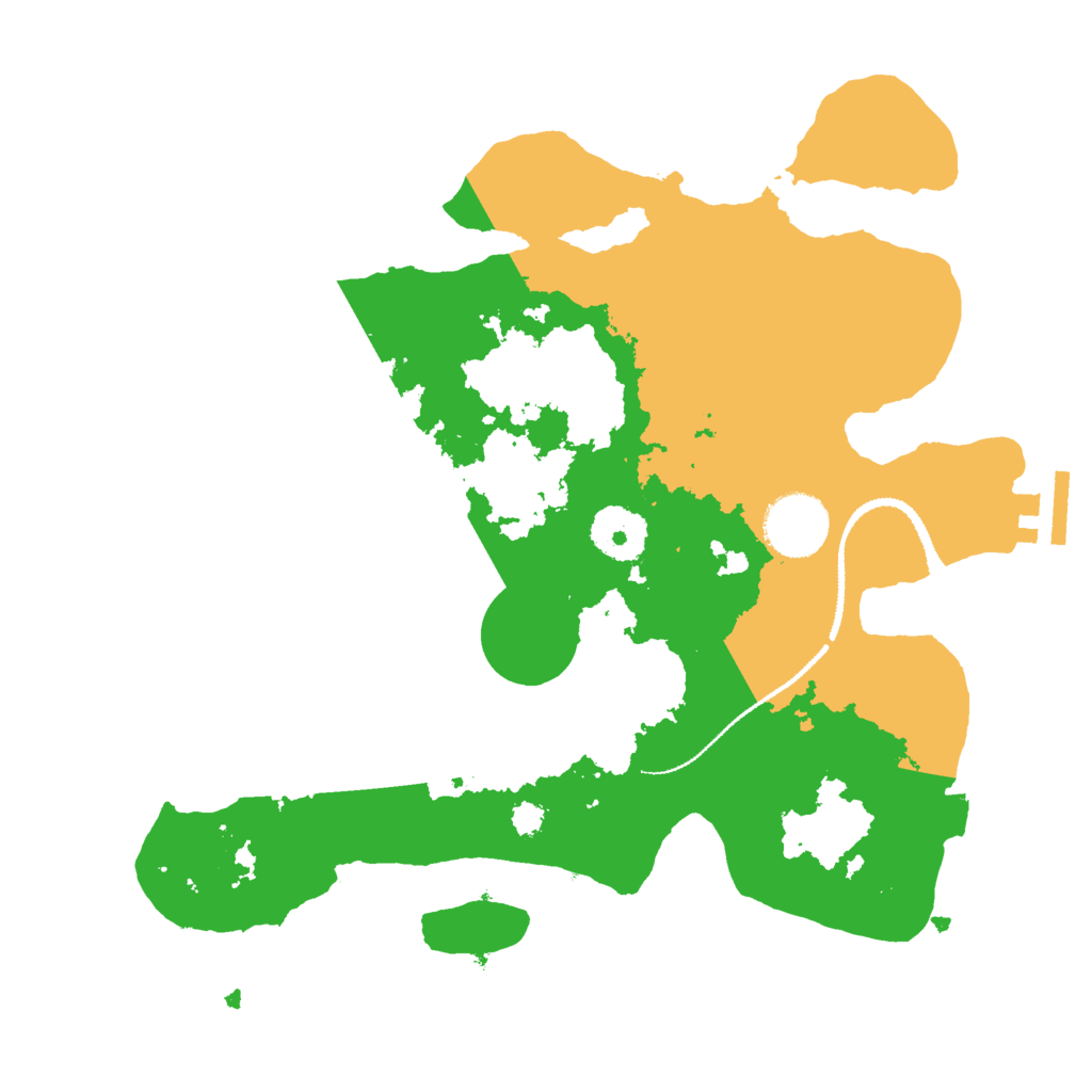 Biome Rust Map: Procedural Map, Size: 3000, Seed: 958421913