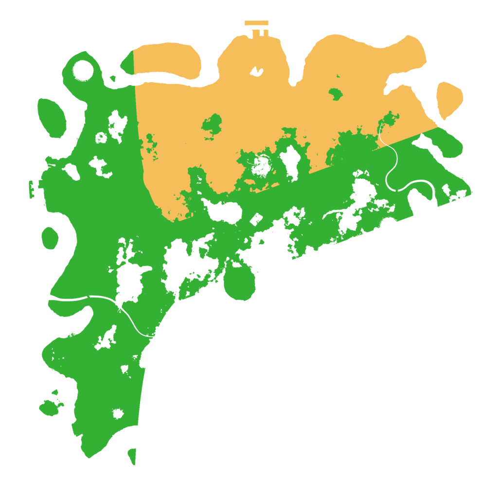 Biome Rust Map: Procedural Map, Size: 4250, Seed: 76182574