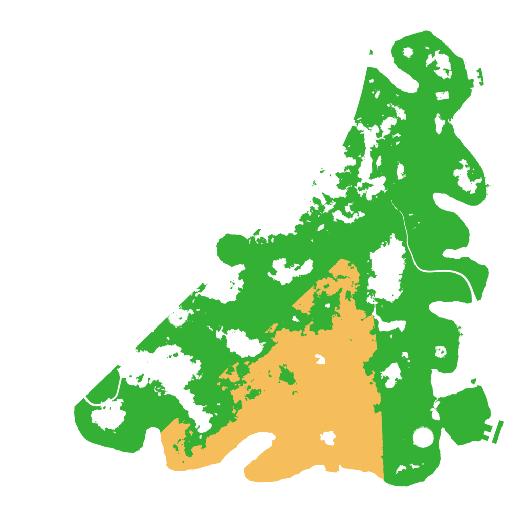 Biome Rust Map: Procedural Map, Size: 4500, Seed: 327704745