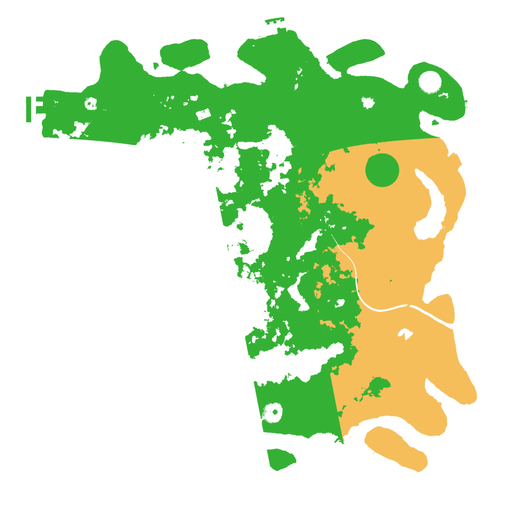 Biome Rust Map: Procedural Map, Size: 4000, Seed: 145234