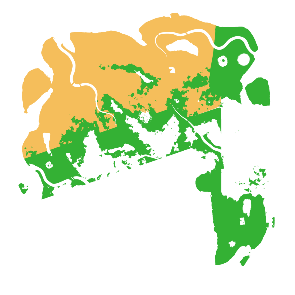 Biome Rust Map: Procedural Map, Size: 4300, Seed: 5467808