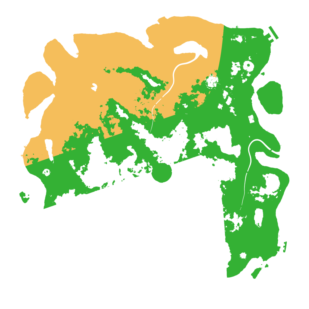 Biome Rust Map: Procedural Map, Size: 4300, Seed: 5467808