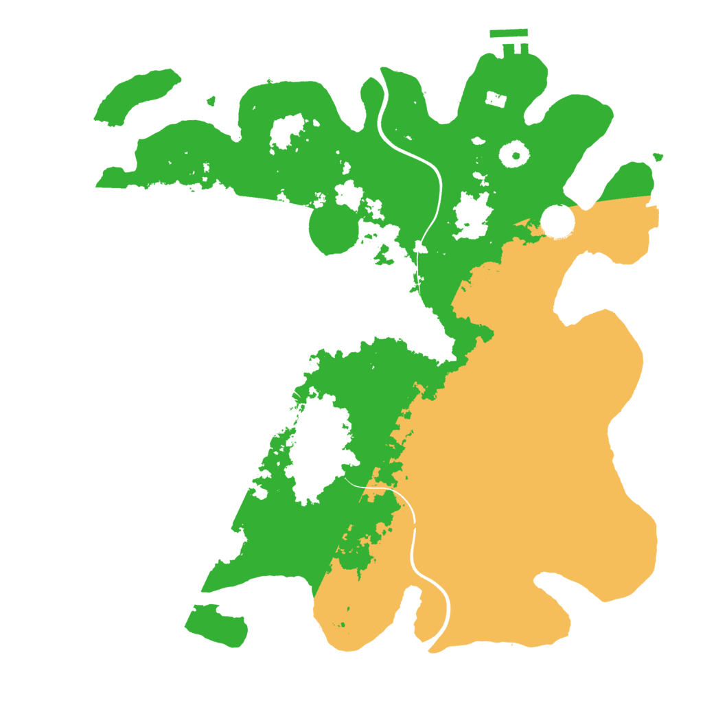 Biome Rust Map: Procedural Map, Size: 3750, Seed: 1300581222