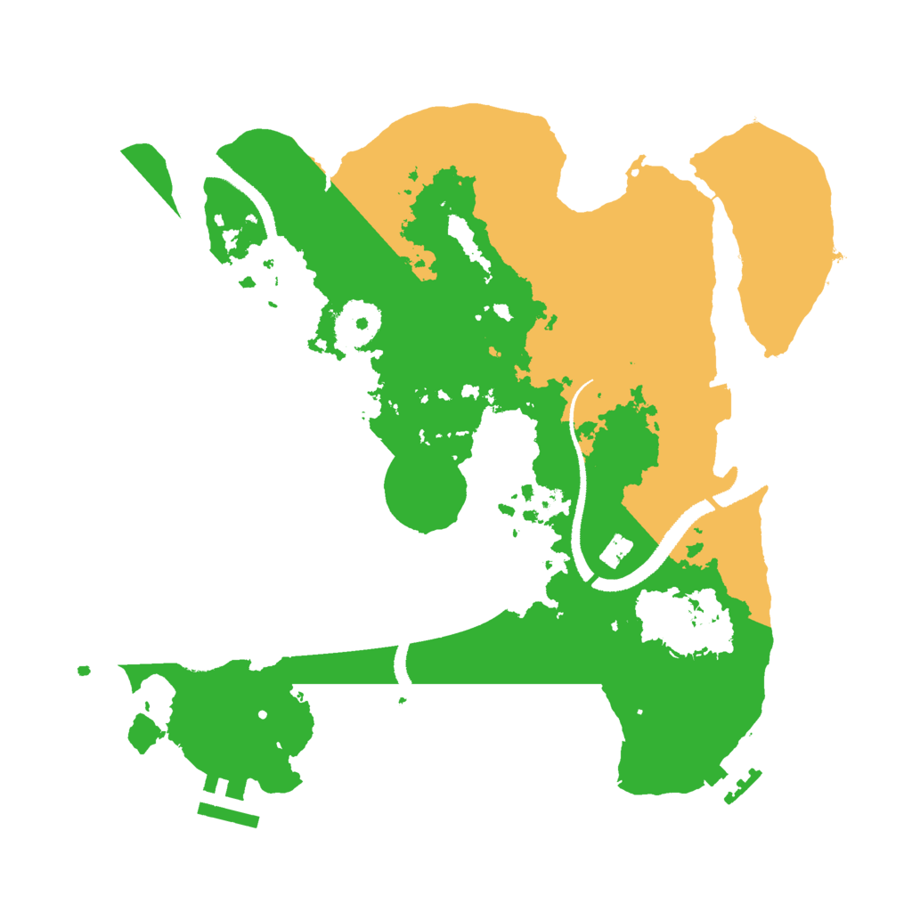 Biome Rust Map: Procedural Map, Size: 3000, Seed: 31867