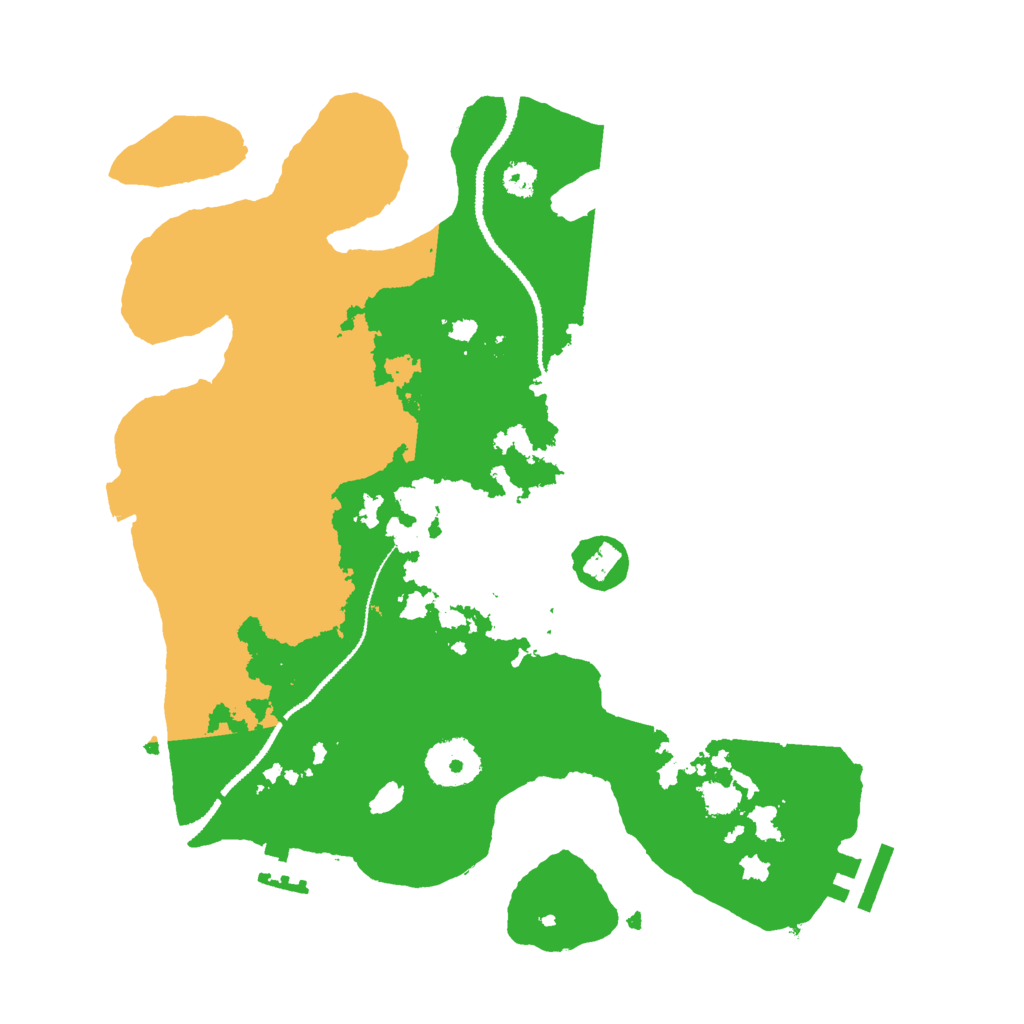 Biome Rust Map: Procedural Map, Size: 3000, Seed: 1313878476