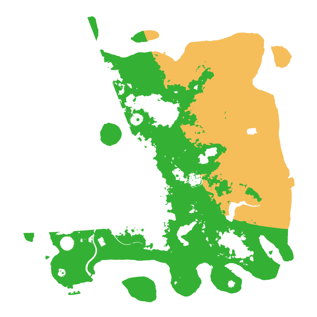 Biome Rust Map: Procedural Map, Size: 4000, Seed: 558386513