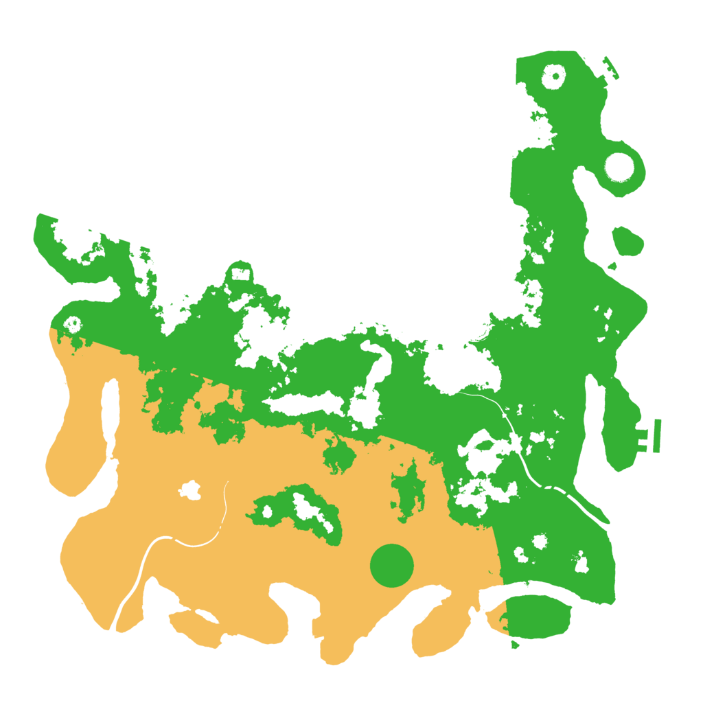 Biome Rust Map: Procedural Map, Size: 4250, Seed: 44309046