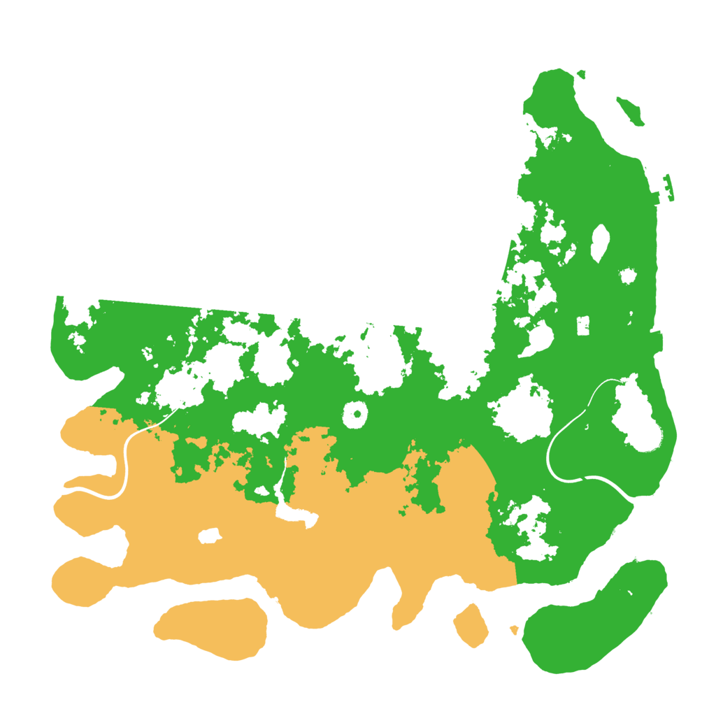 Biome Rust Map: Procedural Map, Size: 4000, Seed: 47021