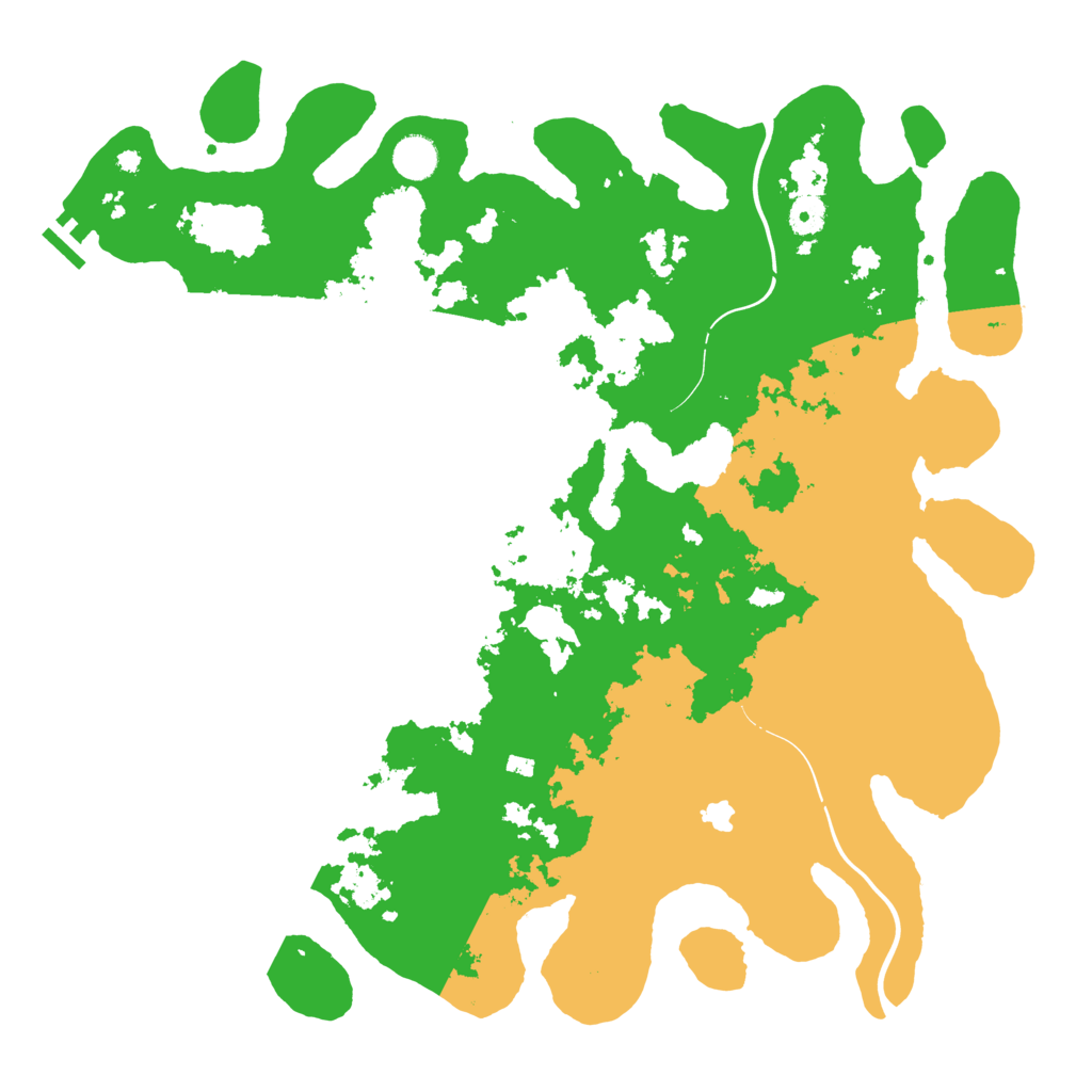 Biome Rust Map: Procedural Map, Size: 4300, Seed: 9899789