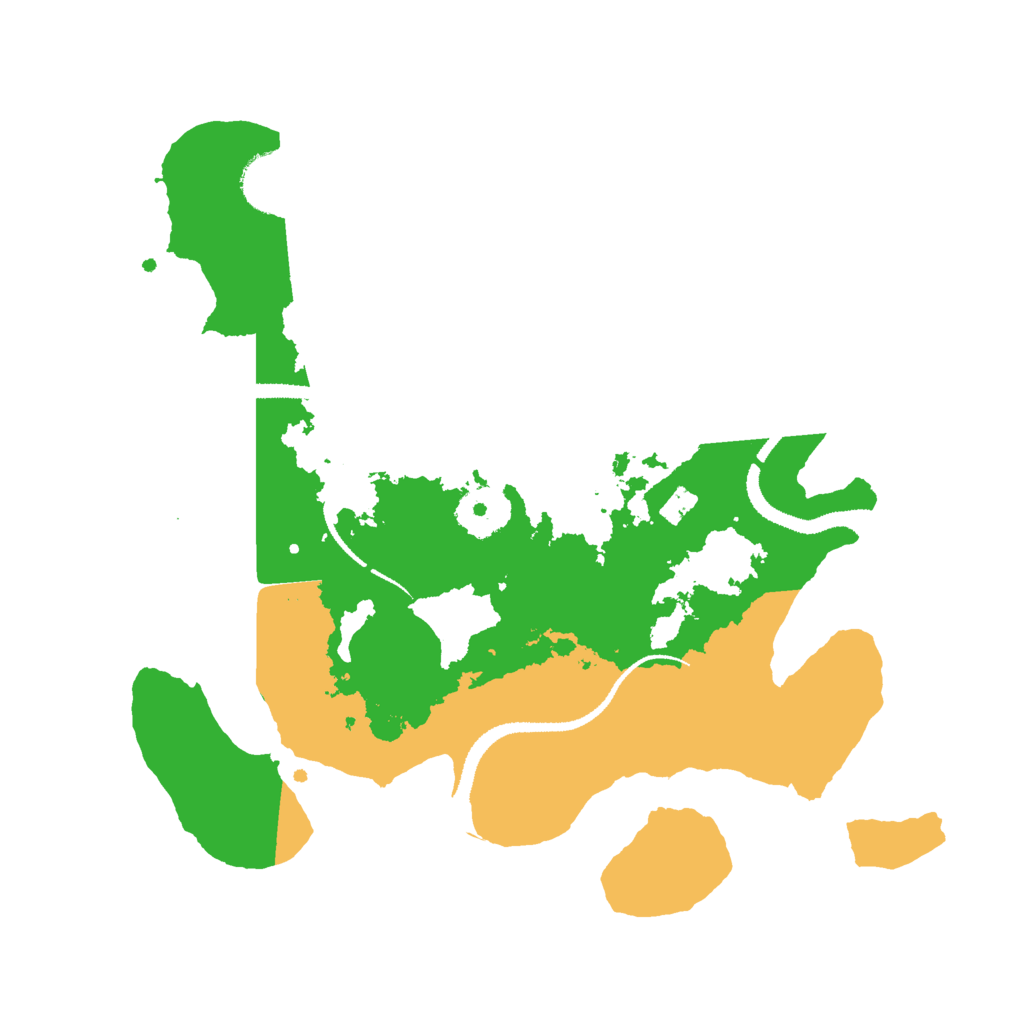 Biome Rust Map: Procedural Map, Size: 3000, Seed: 892497181