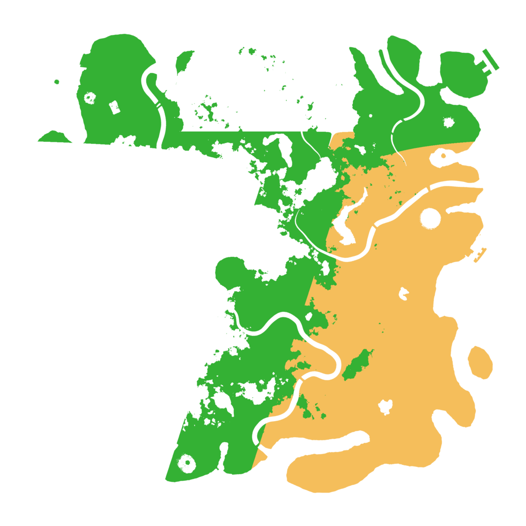 Biome Rust Map: Procedural Map, Size: 4500, Seed: 1540285012