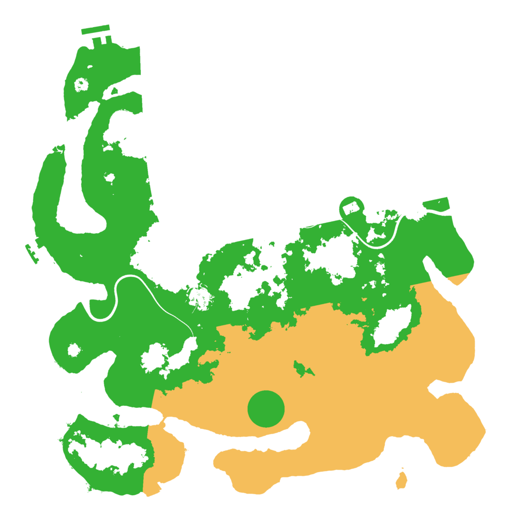 Biome Rust Map: Procedural Map, Size: 3750, Seed: 1381173585