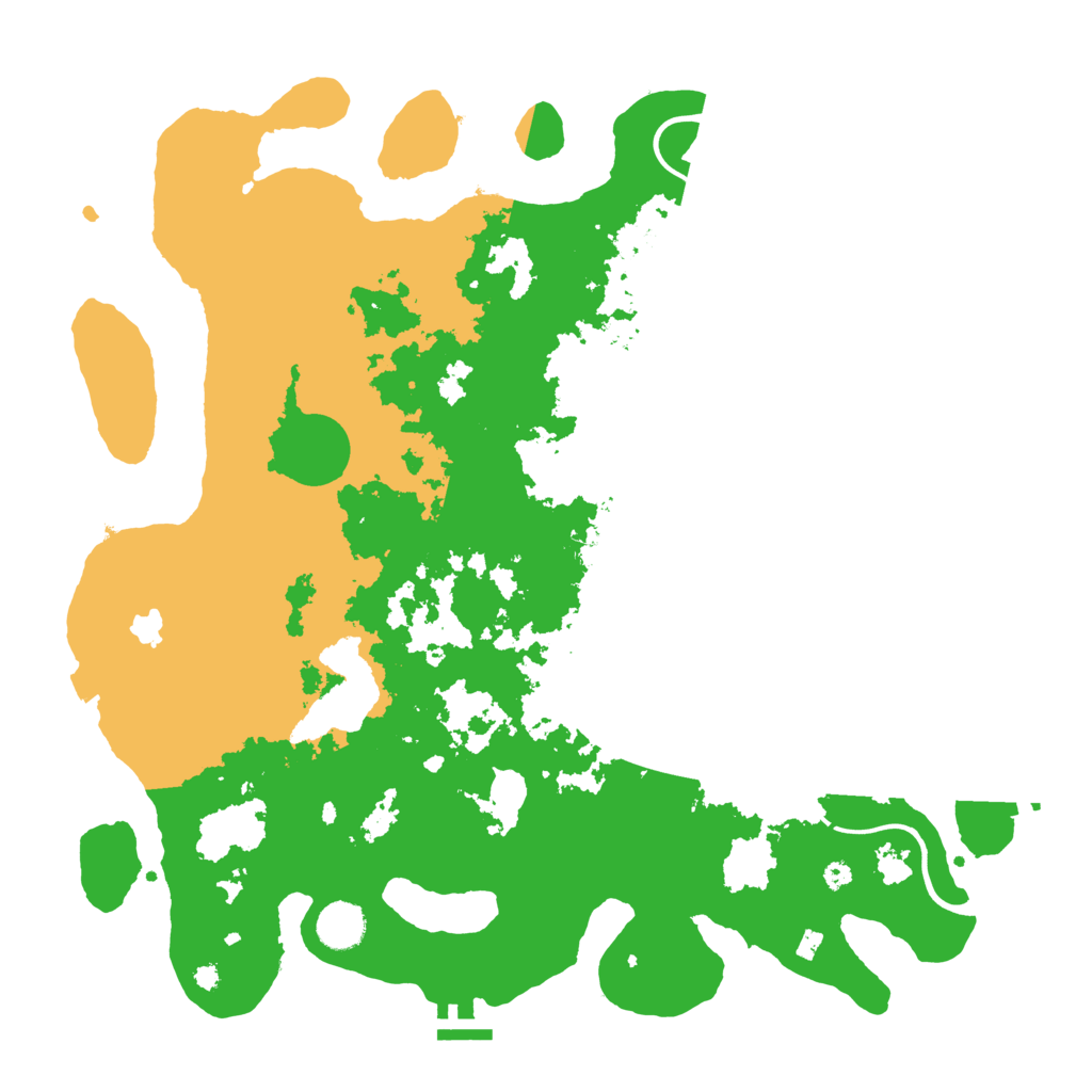 Biome Rust Map: Procedural Map, Size: 4000, Seed: 1157490924
