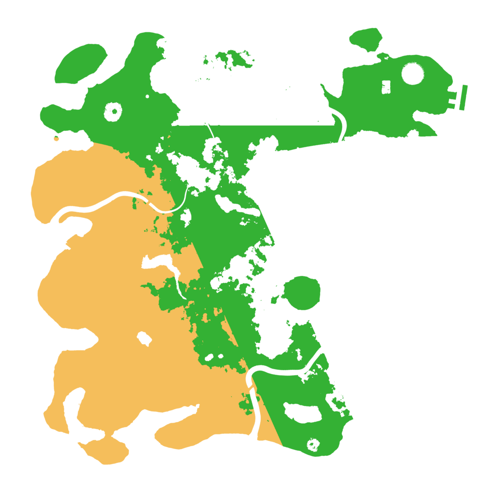 Biome Rust Map: Procedural Map, Size: 4000, Seed: 856247