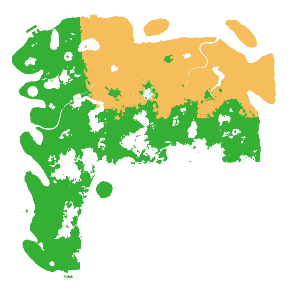 Biome Rust Map: Procedural Map, Size: 5000, Seed: 548485893