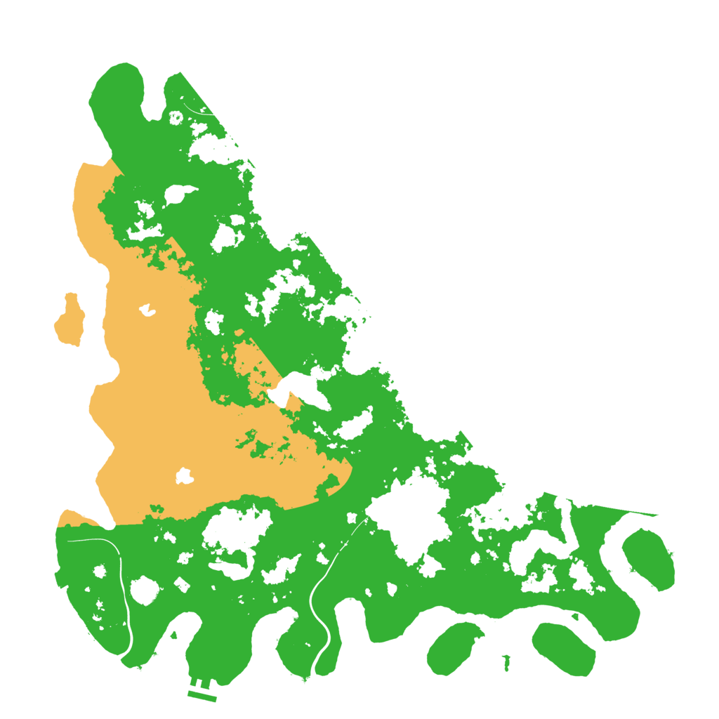 Biome Rust Map: Procedural Map, Size: 5000, Seed: 411867368