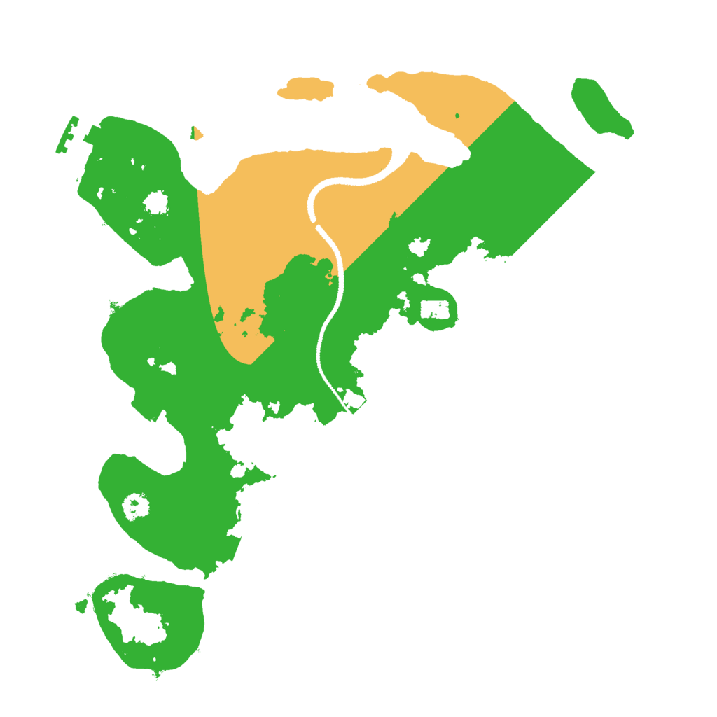 Biome Rust Map: Procedural Map, Size: 2700, Seed: 876324876