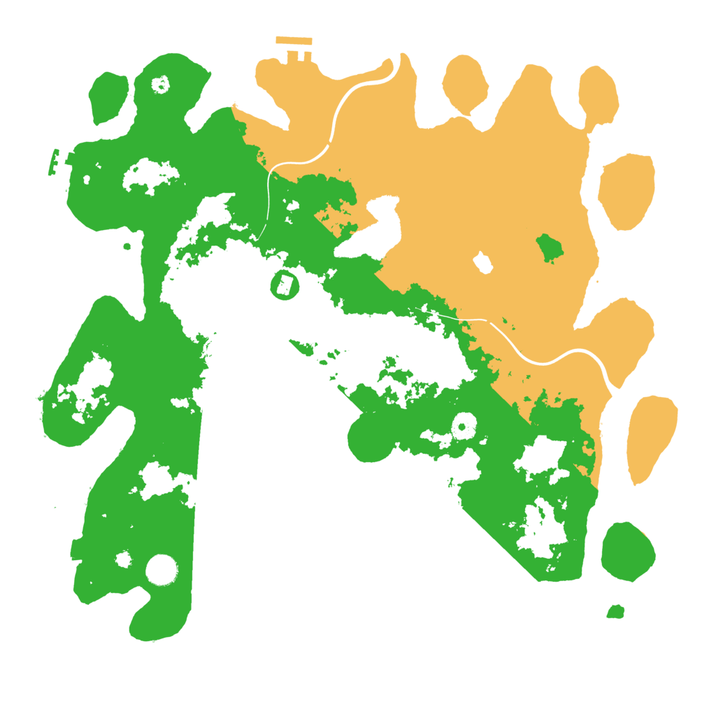 Biome Rust Map: Procedural Map, Size: 4000, Seed: 680285