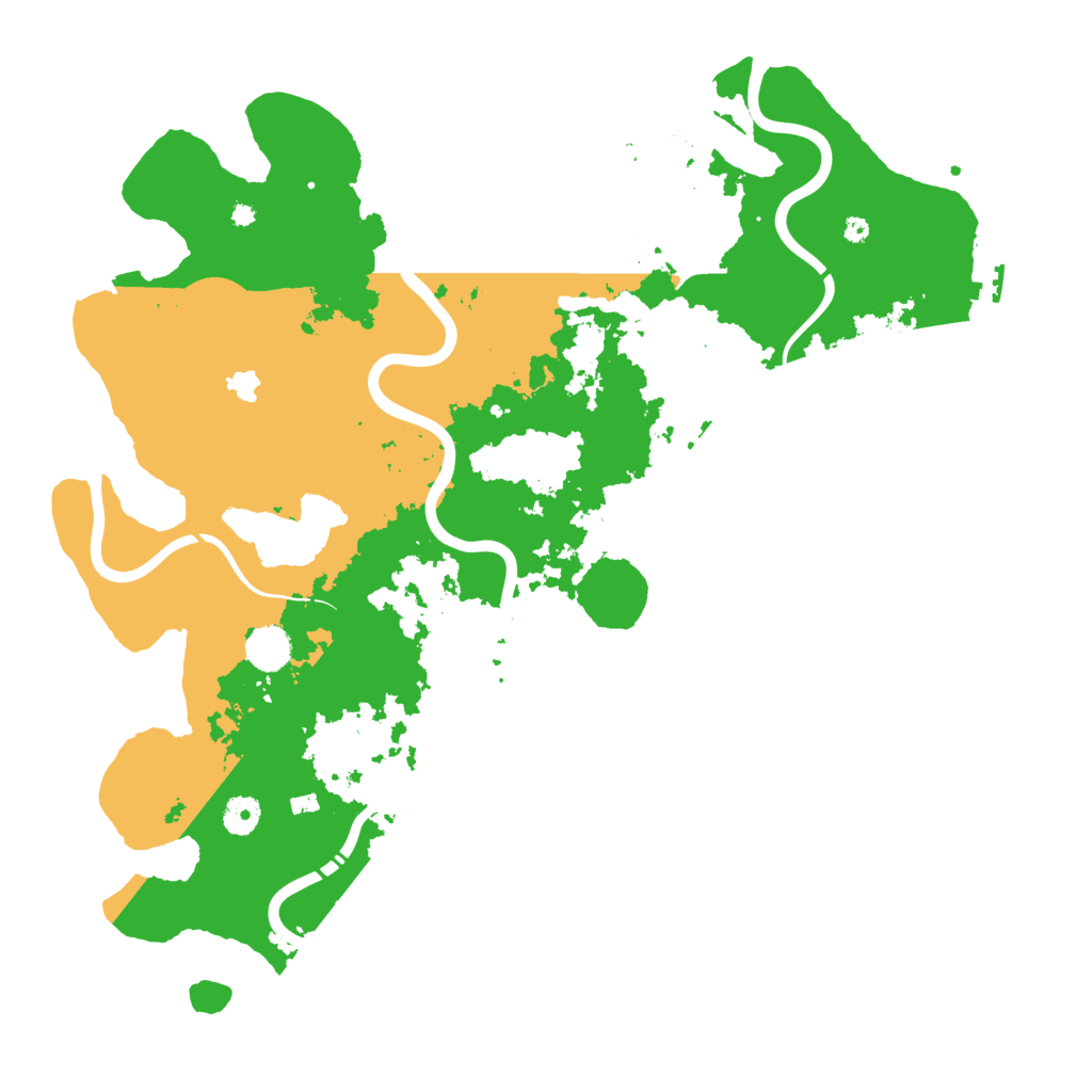 Biome Rust Map: Procedural Map, Size: 4300, Seed: 16488