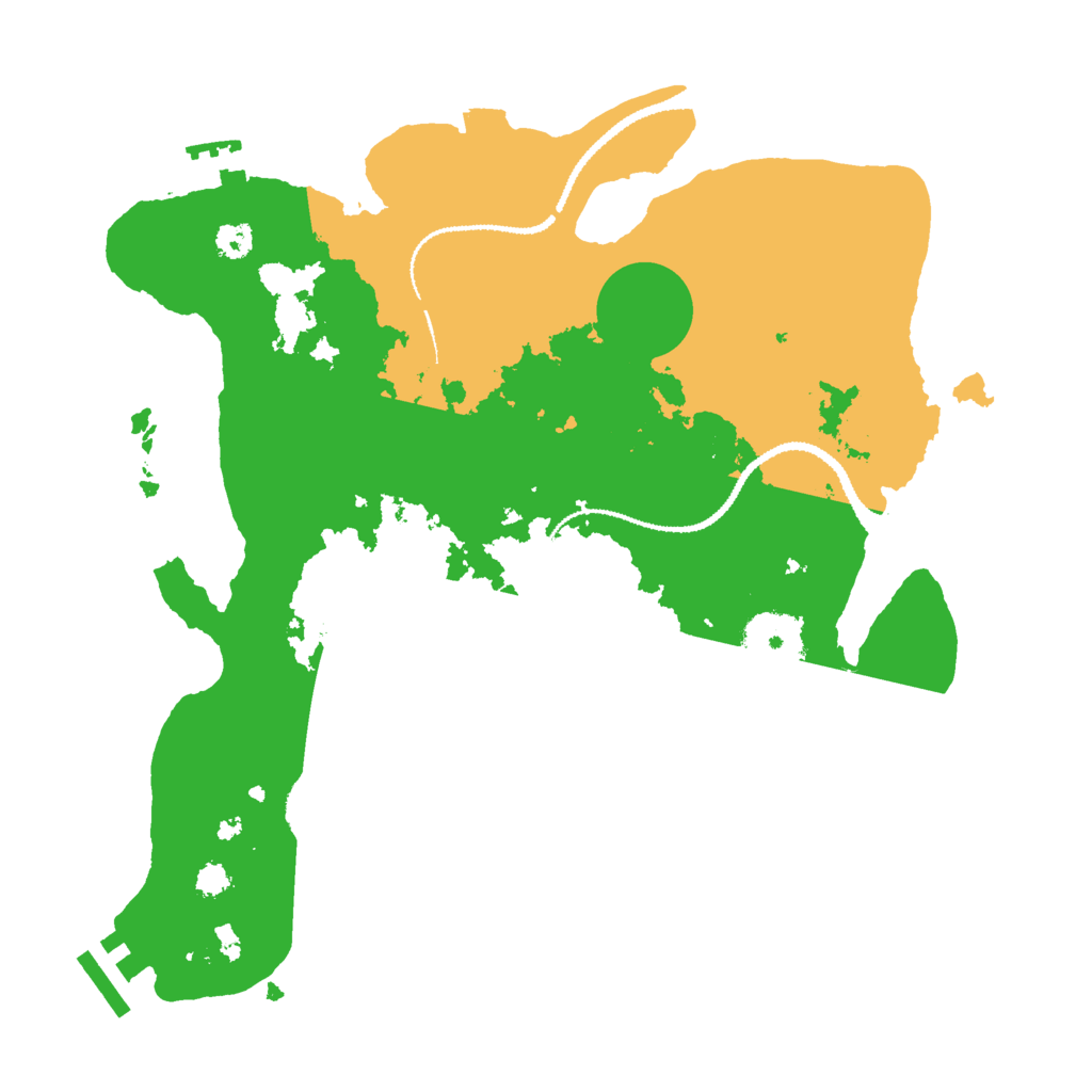 Biome Rust Map: Procedural Map, Size: 3000, Seed: 6958173