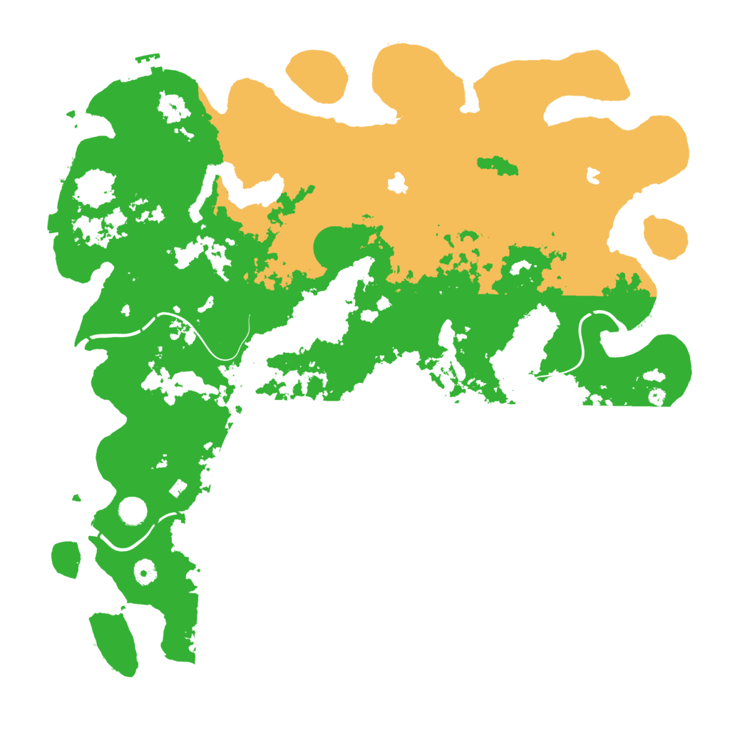 Biome Rust Map: Procedural Map, Size: 4500, Seed: 1241044323