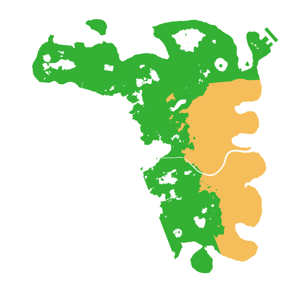 Biome Rust Map: Procedural Map, Size: 3500, Seed: 1719515477