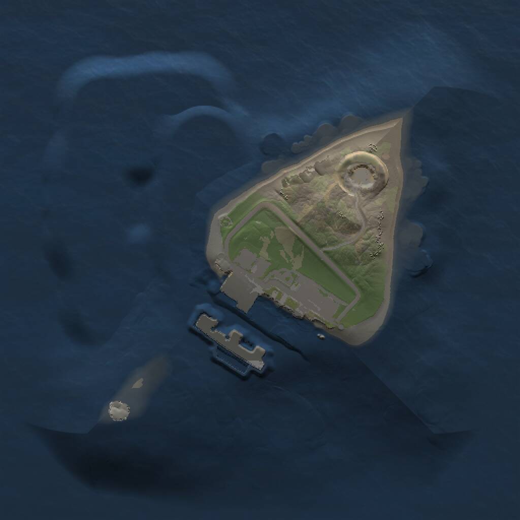 Rust Map: Procedural Map, Size: 1000, Seed: 406421754, 2 Monuments