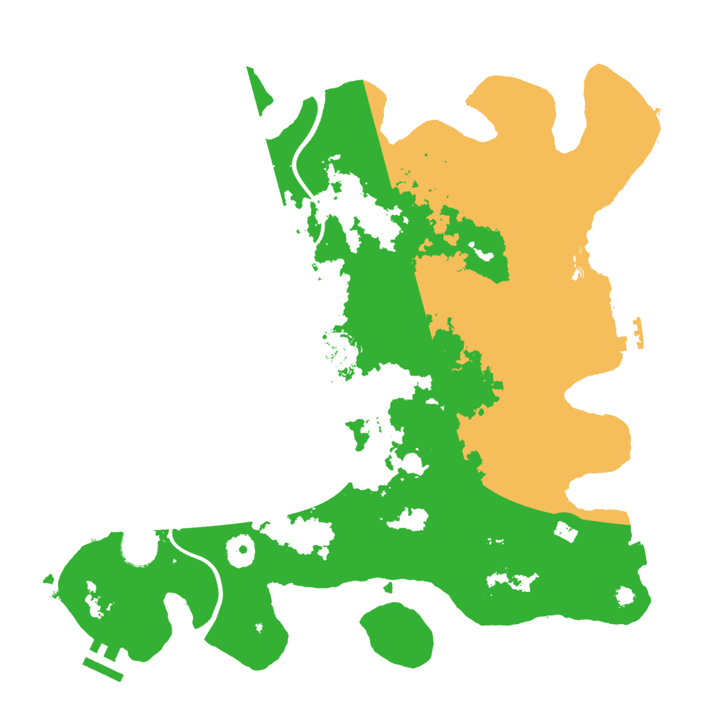Biome Rust Map: Procedural Map, Size: 3500, Seed: 1162231819