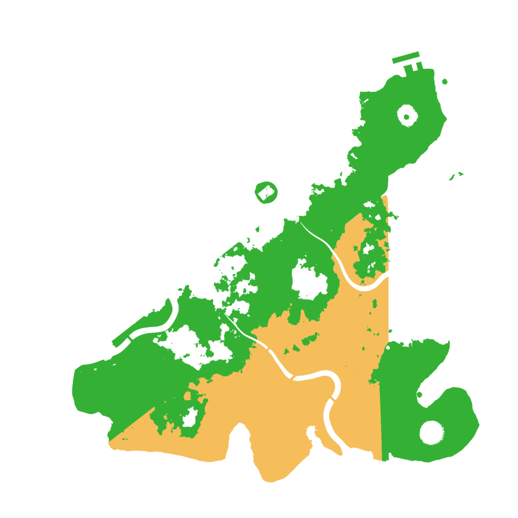 Biome Rust Map: Procedural Map, Size: 3800, Seed: 194892929