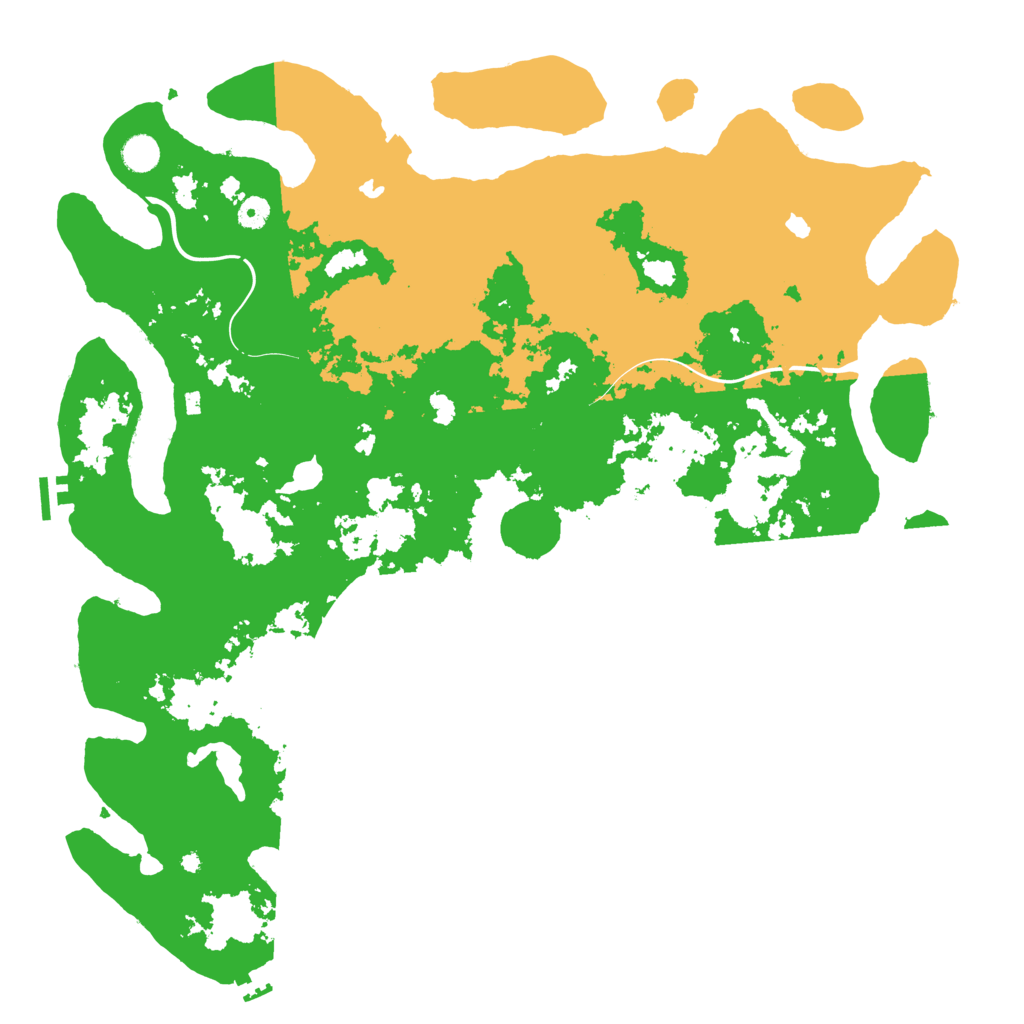Biome Rust Map: Procedural Map, Size: 4800, Seed: 335413685