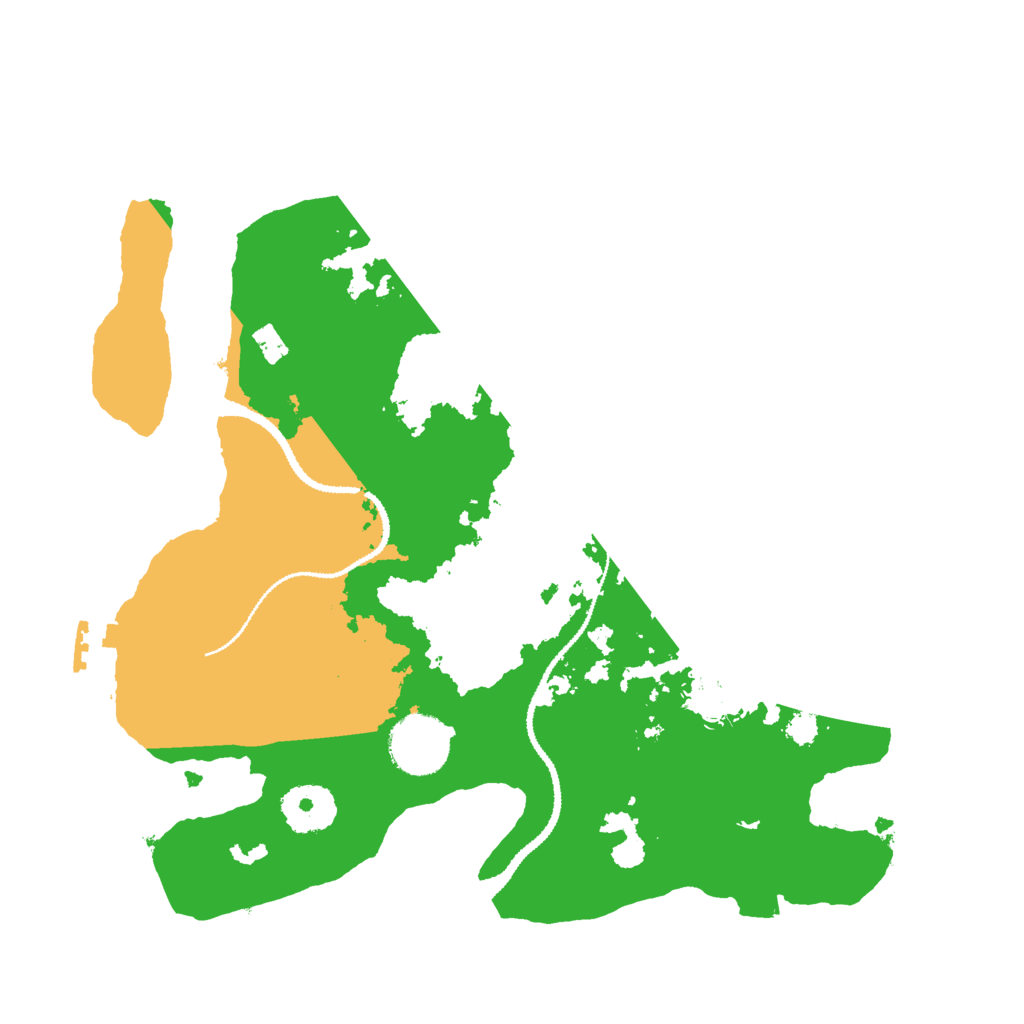 Biome Rust Map: Procedural Map, Size: 3000, Seed: 117577048