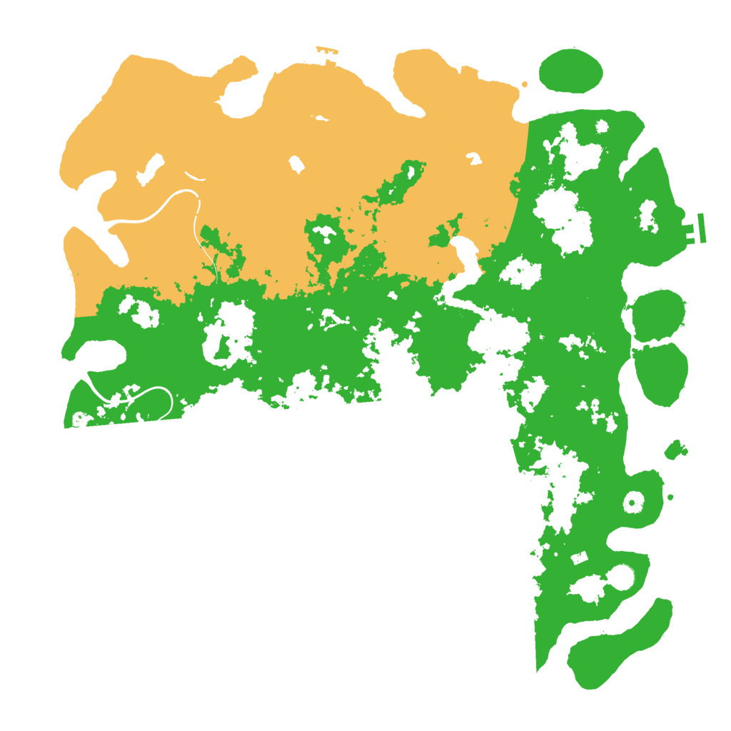 Biome Rust Map: Procedural Map, Size: 5000, Seed: 795725554