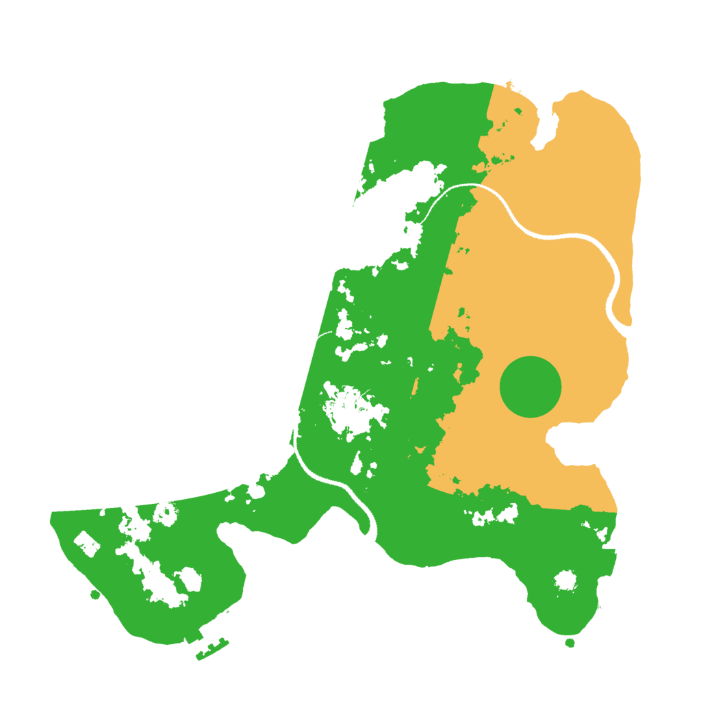 Biome Rust Map: Procedural Map, Size: 3000, Seed: 1246980884