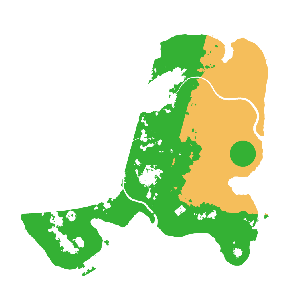 Biome Rust Map: Procedural Map, Size: 3000, Seed: 1246980884