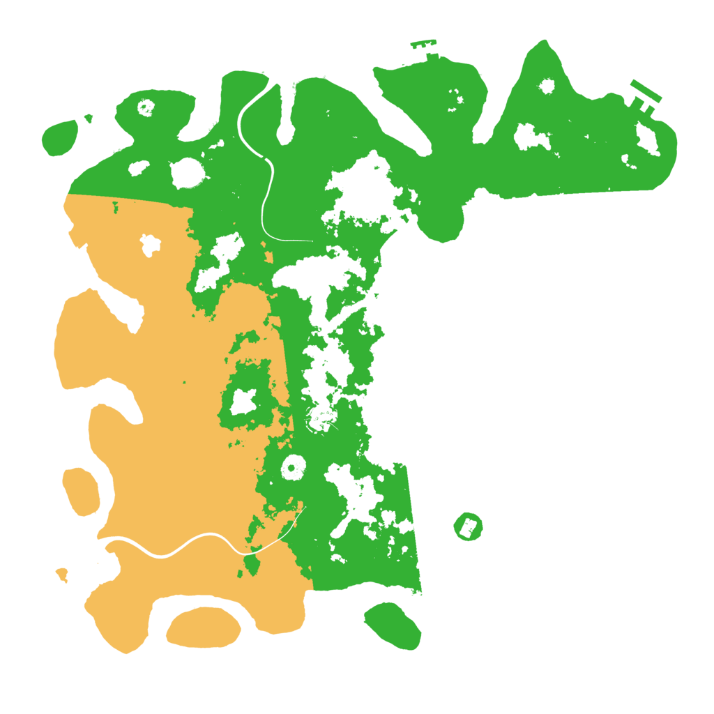Biome Rust Map: Procedural Map, Size: 4200, Seed: 20241207